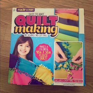 Brand new Made By Me Easy-to-knot Quilt Making Kit